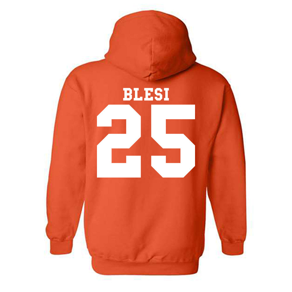 Syracuse - NCAA Women's Lacrosse : Ella Blesi - Classic Shersey Hooded Sweatshirt-1