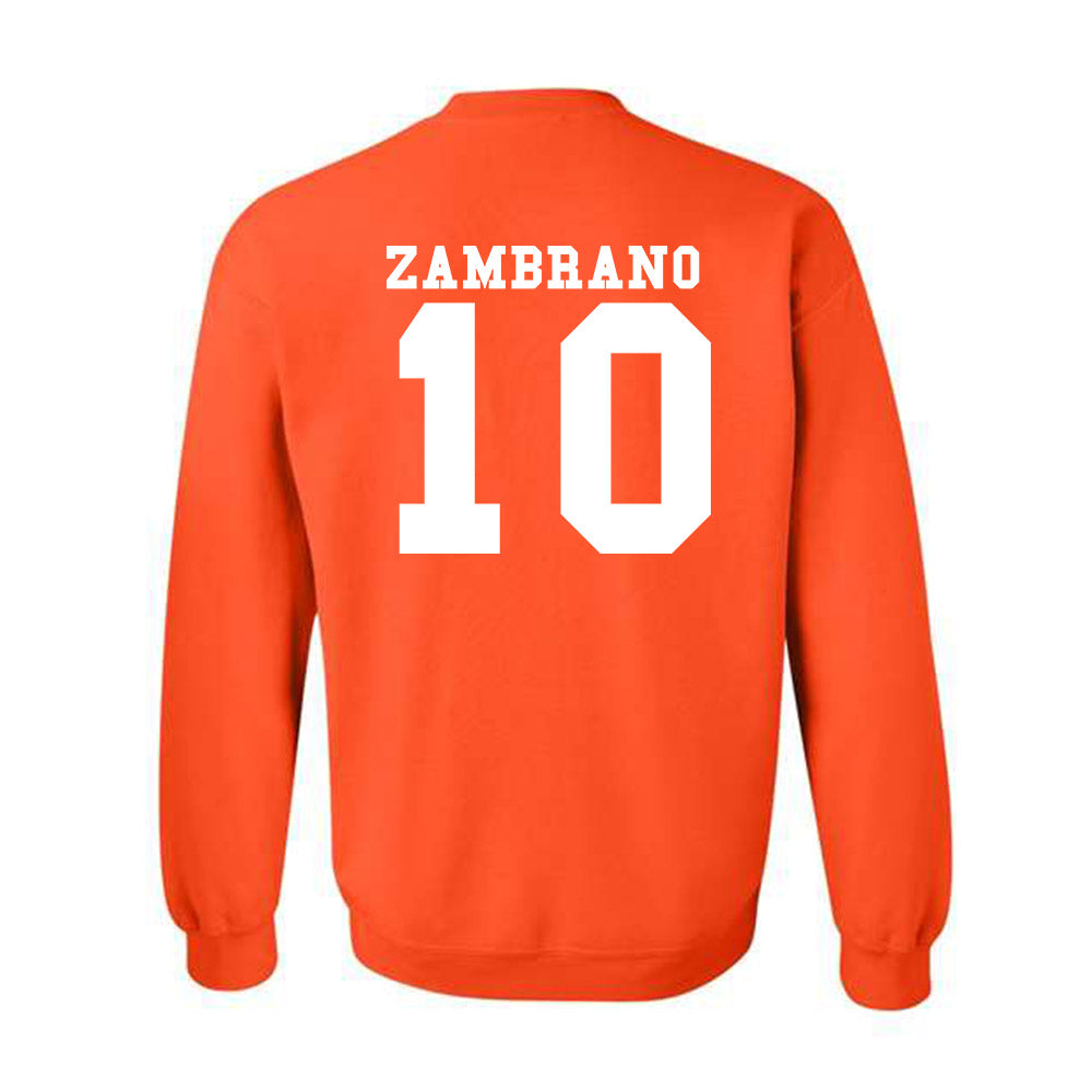 Syracuse - NCAA Men's Soccer : Carlos Zambrano - Classic Shersey Crewneck Sweatshirt-1