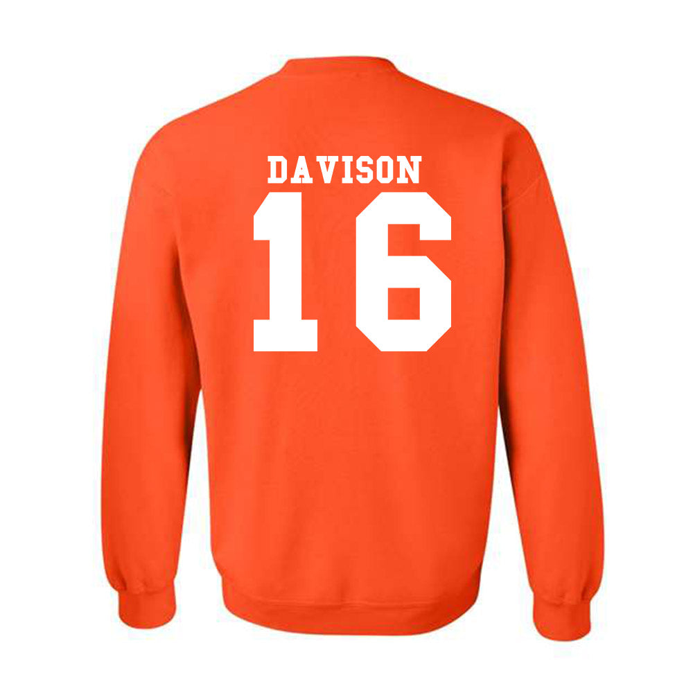 Syracuse - NCAA Softball : Taylor Davison - Classic Shersey Crewneck Sweatshirt-1