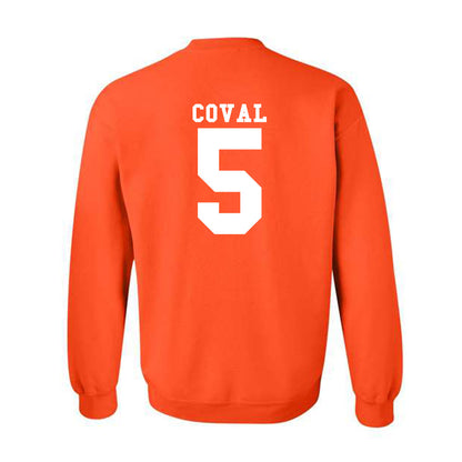 Syracuse - NCAA Women's Soccer : Julia Coval - Classic Shersey Crewneck Sweatshirt-1