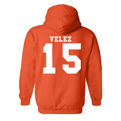 Syracuse - NCAA Women's Basketball : Angellica Velez - Classic Shersey Hooded Sweatshirt