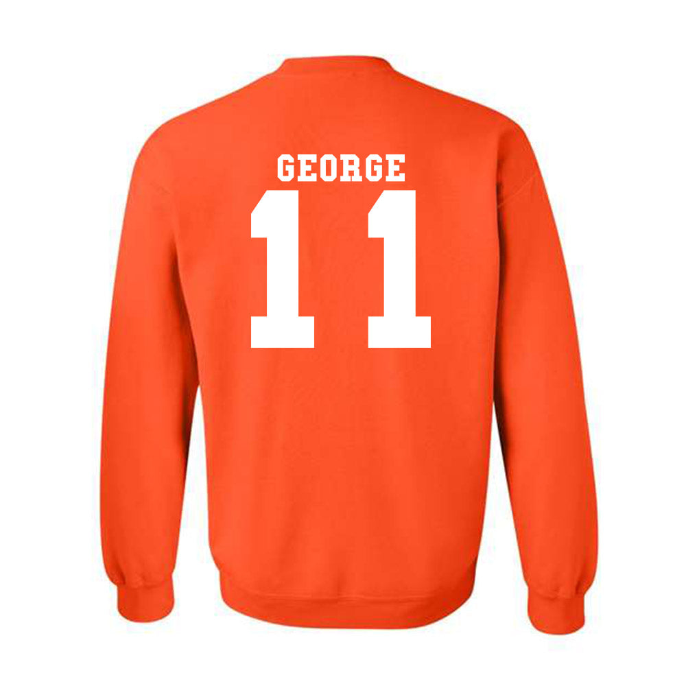 Syracuse - NCAA Men's Basketball : Naithan George - Classic Shersey Crewneck Sweatshirt-1