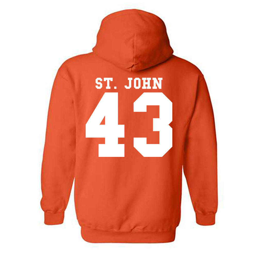 Syracuse - NCAA Football : Garvin St. John - Classic Shersey Hooded Sweatshirt