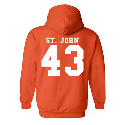 Syracuse - NCAA Football : Garvin St. John - Classic Shersey Hooded Sweatshirt