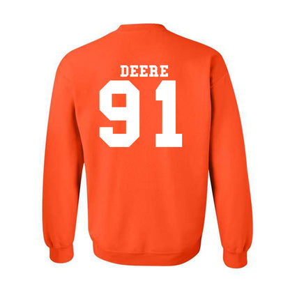 Syracuse - NCAA Men's Lacrosse : Trey Deere - Classic Shersey Crewneck Sweatshirt-1