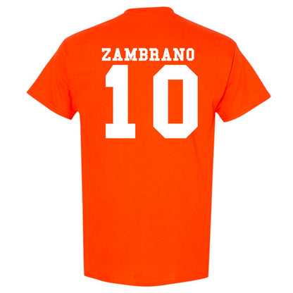 Syracuse - NCAA Men's Soccer : Carlos Zambrano - Classic Shersey T-Shirt-1
