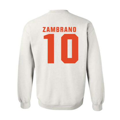 Syracuse - NCAA Men's Soccer : Carlos Zambrano - Classic Shersey Crewneck Sweatshirt-1