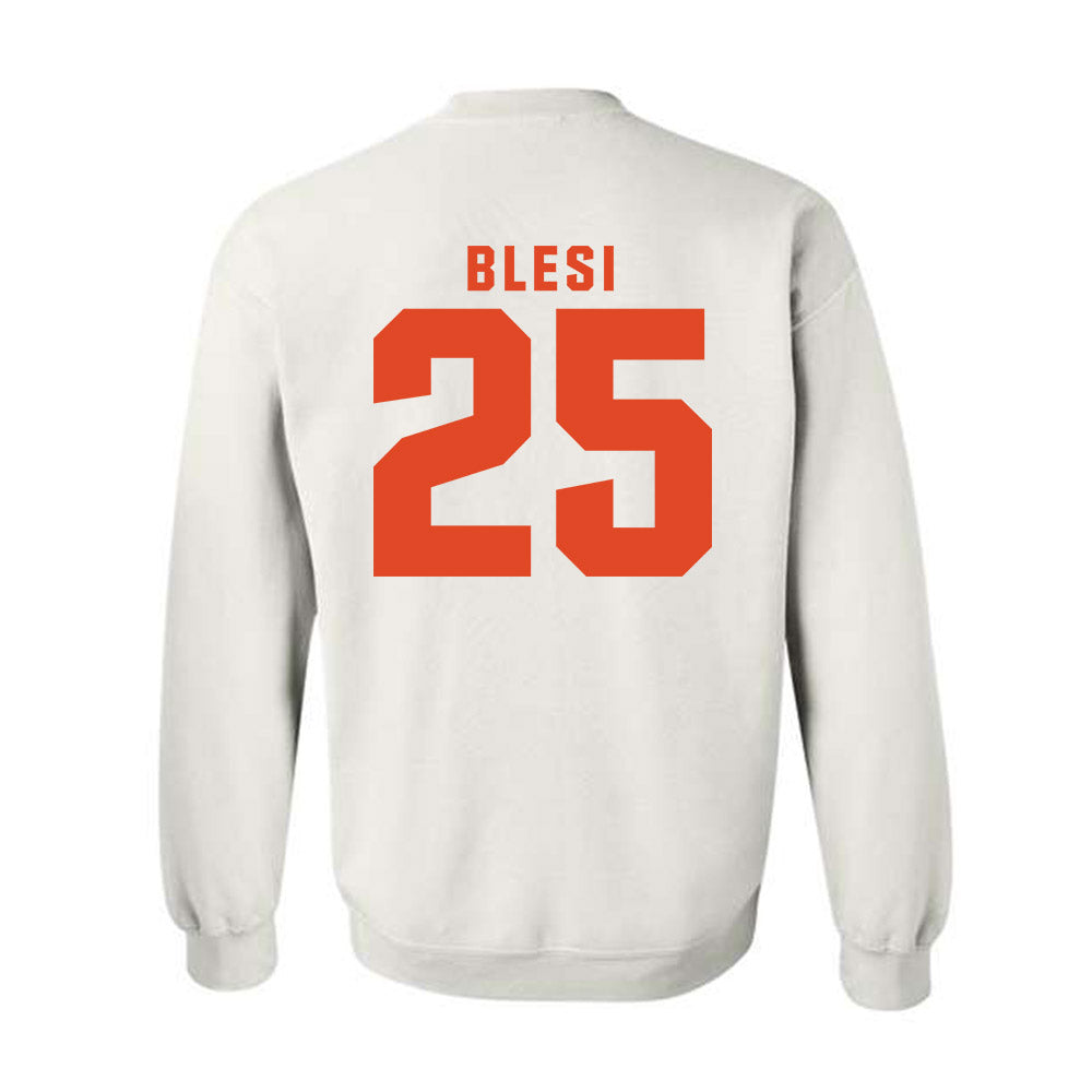 Syracuse - NCAA Women's Lacrosse : Ella Blesi - Classic Shersey Crewneck Sweatshirt-1
