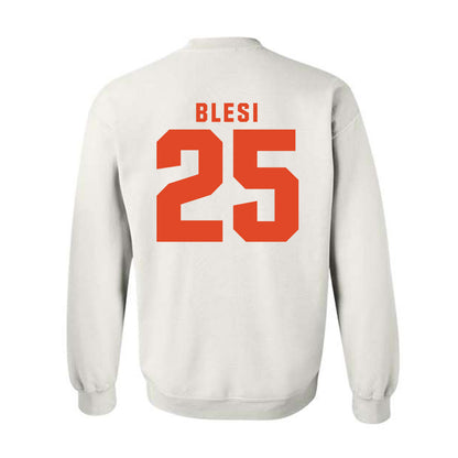 Syracuse - NCAA Women's Lacrosse : Ella Blesi - Classic Shersey Crewneck Sweatshirt-1