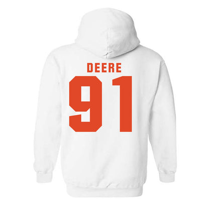 Syracuse - NCAA Men's Lacrosse : Trey Deere - Classic Shersey Hooded Sweatshirt-1