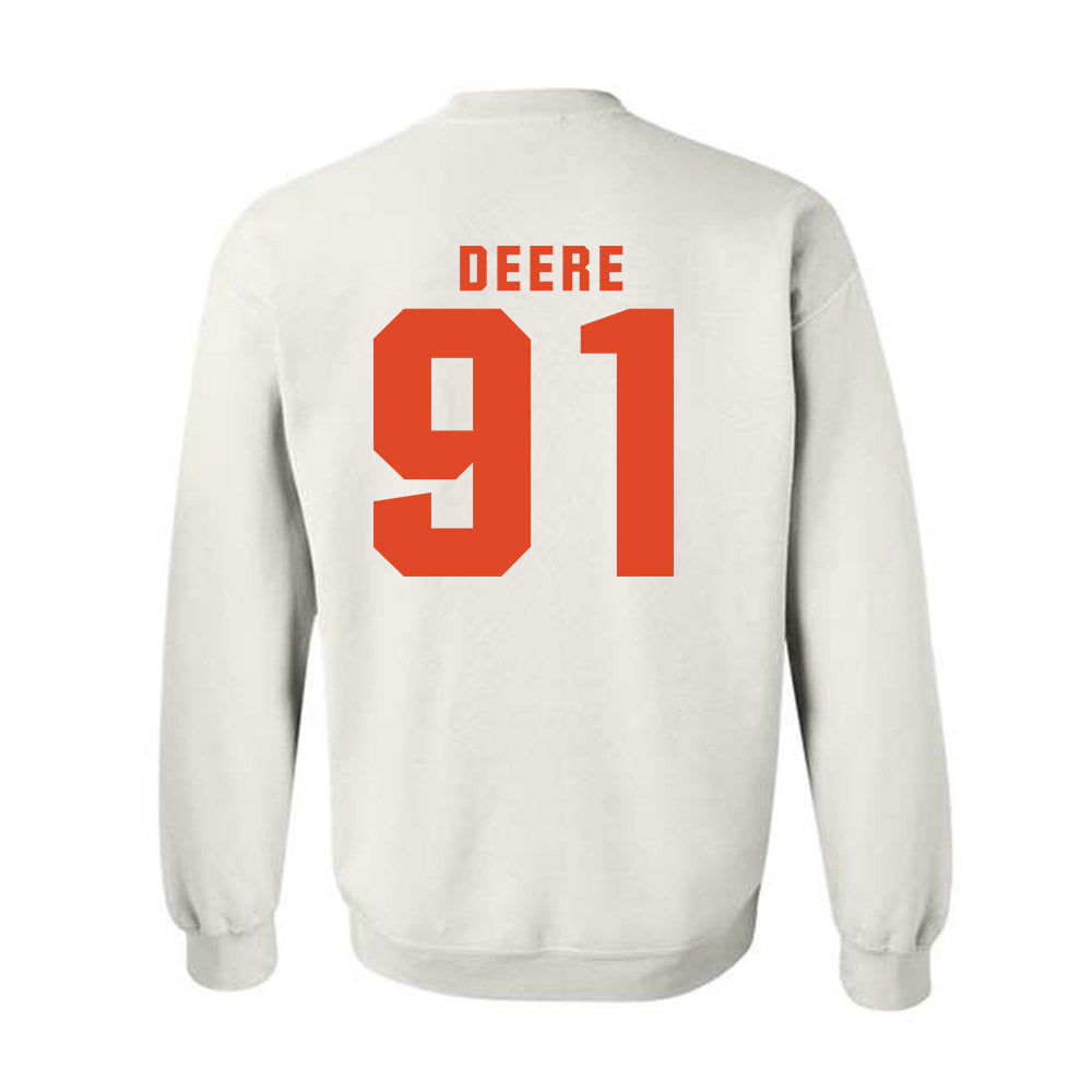 Syracuse - NCAA Men's Lacrosse : Trey Deere - Classic Shersey Crewneck Sweatshirt-1