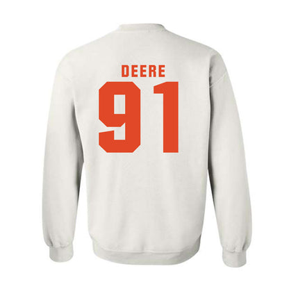 Syracuse - NCAA Men's Lacrosse : Trey Deere - Classic Shersey Crewneck Sweatshirt-1