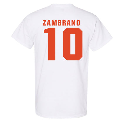 Syracuse - NCAA Men's Soccer : Carlos Zambrano - Classic Shersey T-Shirt-1