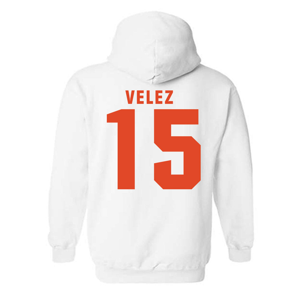 Syracuse - NCAA Women's Basketball : Angellica Velez - Classic Shersey Hooded Sweatshirt