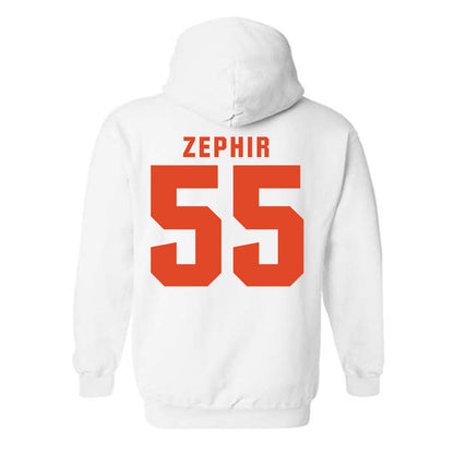 Syracuse - NCAA Men's Basketball : Bryce Zephir - Classic Shersey Hooded Sweatshirt-1