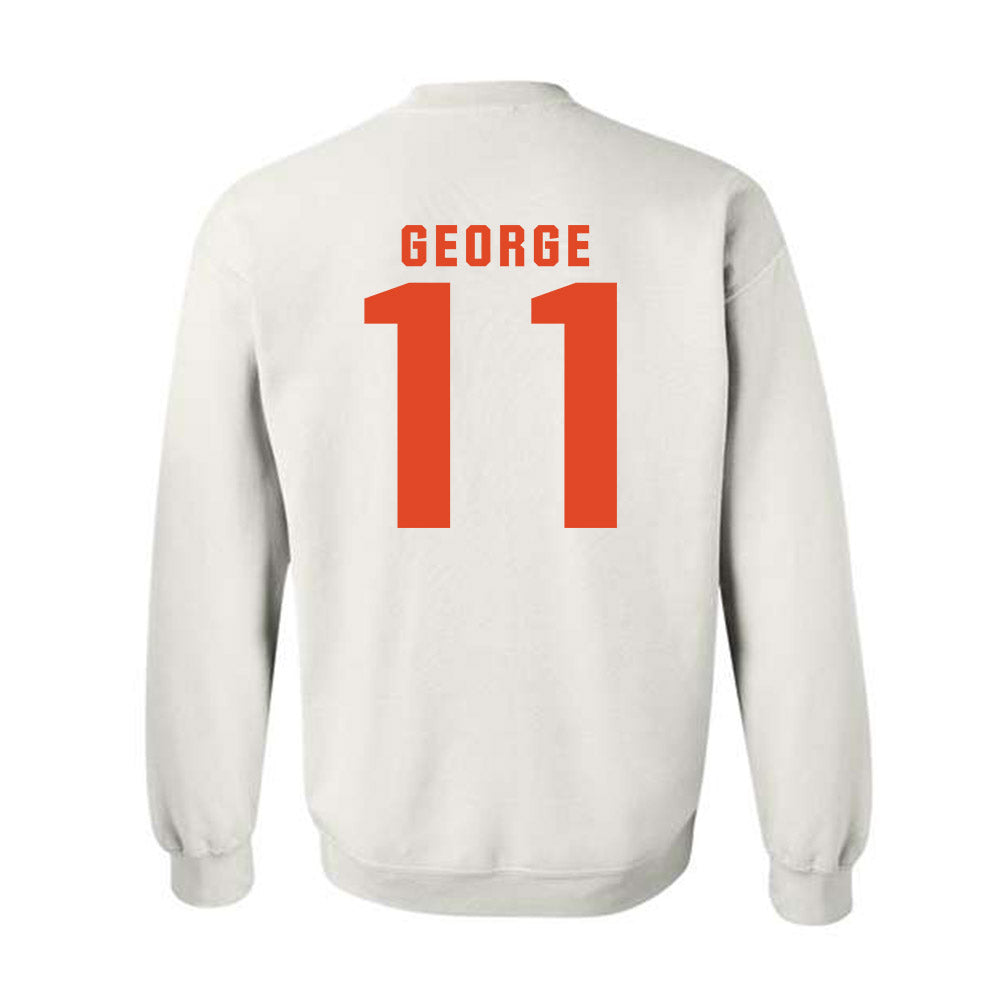 Syracuse - NCAA Men's Basketball : Naithan George - Classic Shersey Crewneck Sweatshirt-1