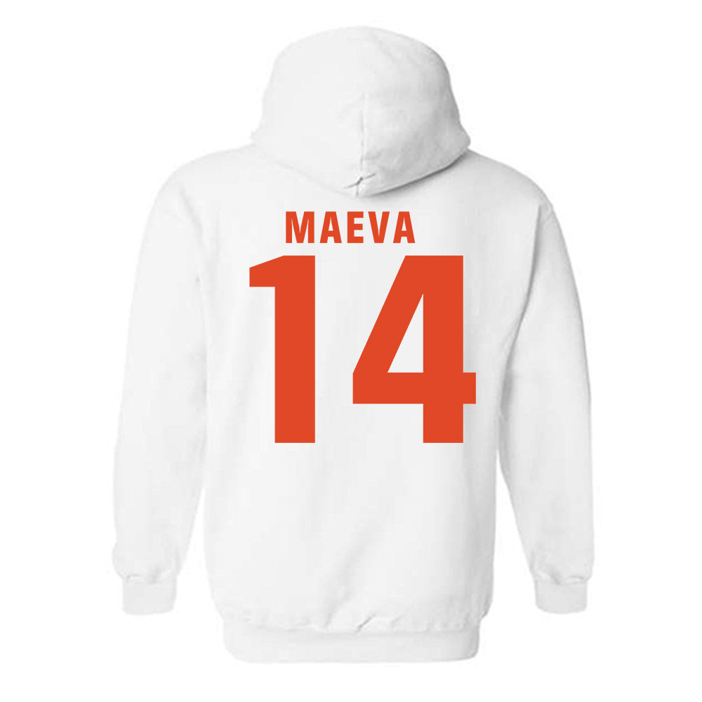 Syracuse - NCAA Women's Volleyball : Tehya Maeva - Classic Shersey Hooded Sweatshirt-1