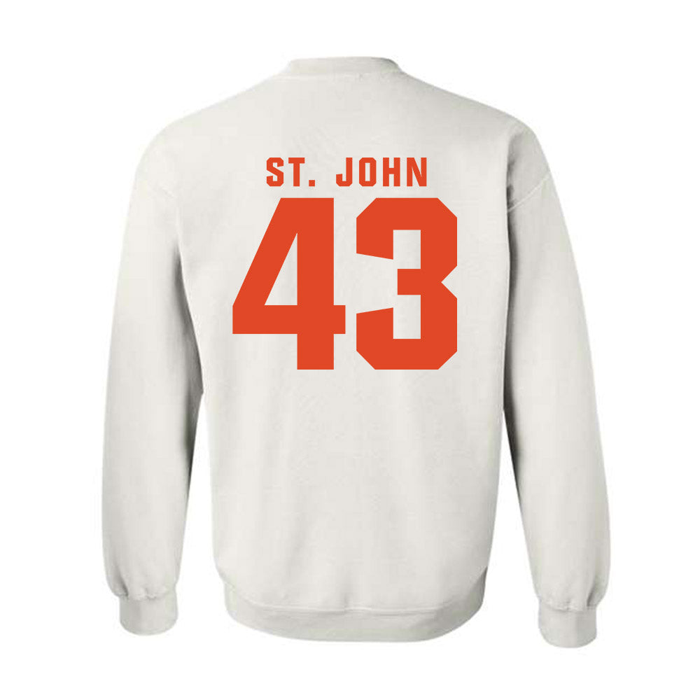 Syracuse - NCAA Football : Garvin St. John - Classic Shersey Crewneck Sweatshirt