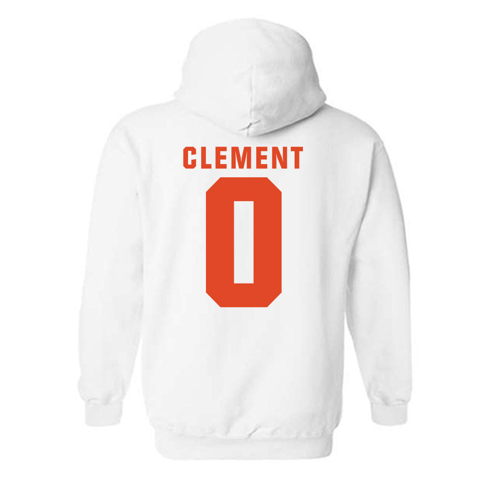Syracuse - NCAA Football : David Clement - Classic Shersey Hooded Sweatshirt-1