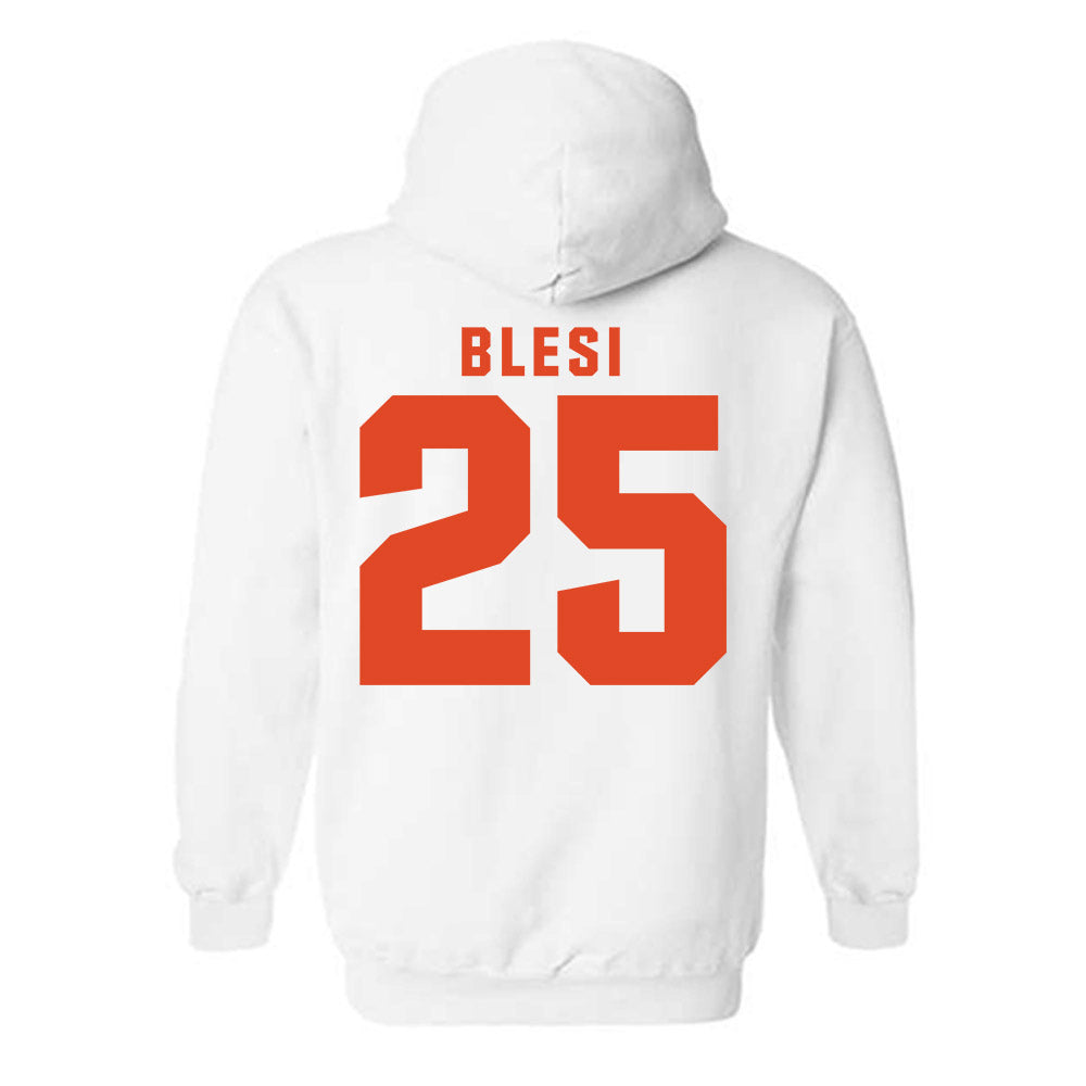 Syracuse - NCAA Women's Lacrosse : Ella Blesi - Classic Shersey Hooded Sweatshirt-1