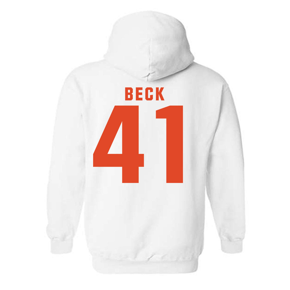 Syracuse - NCAA Men's Lacrosse : Jordan Beck - Classic Shersey Hooded Sweatshirt