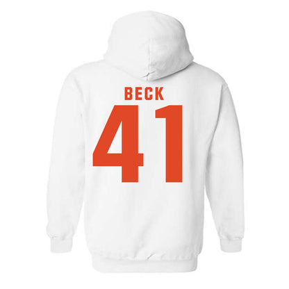 Syracuse - NCAA Men's Lacrosse : Jordan Beck - Classic Shersey Hooded Sweatshirt
