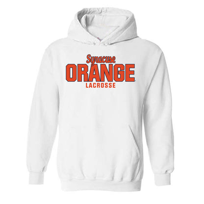 Syracuse - NCAA Men's Lacrosse : Brett Bucktooth Jr - Classic Shersey Hooded Sweatshirt