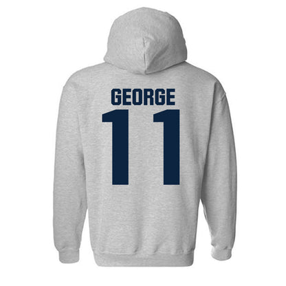 Syracuse - NCAA Men's Basketball : Naithan George - Classic Shersey Hooded Sweatshirt-1