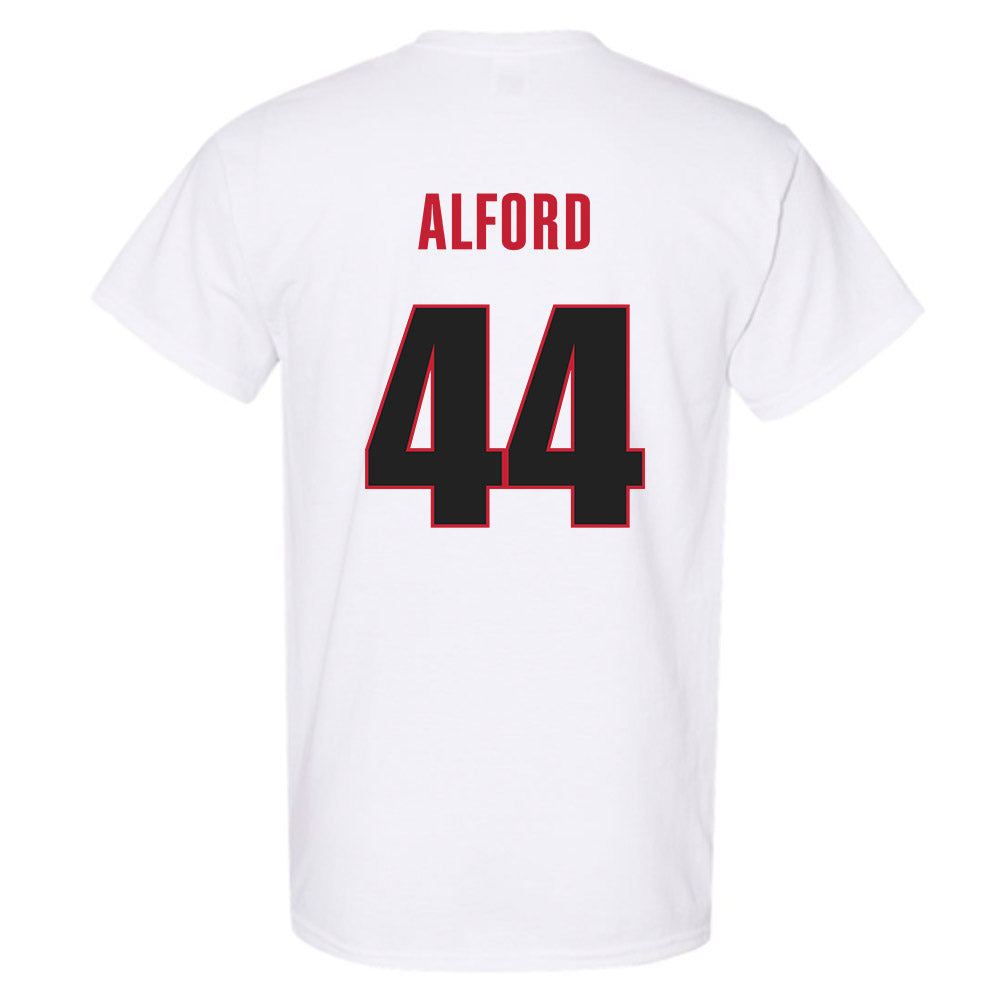 Georgia - NCAA Baseball : Slate Alford - Classic Shersey T-Shirt-1