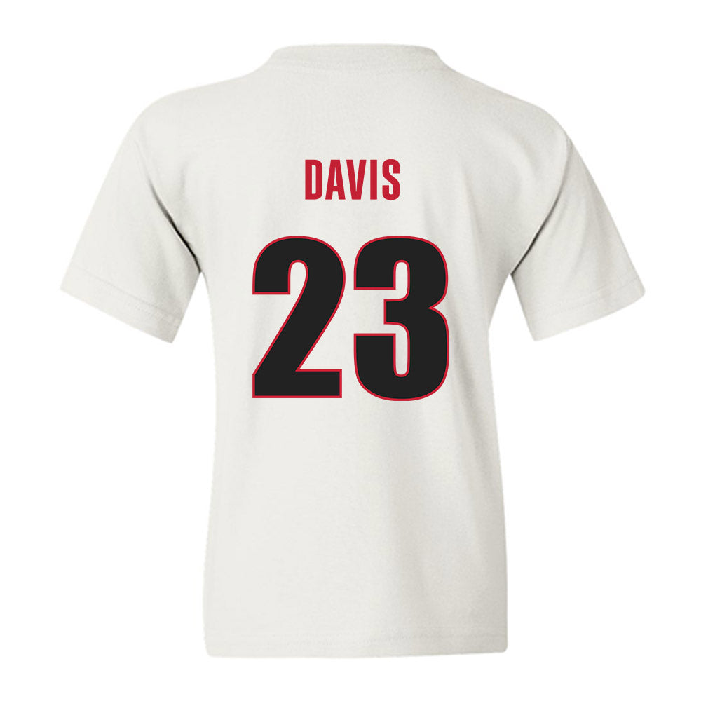 Georgia - NCAA Women's Basketball : Summer Davis - Classic Shersey Youth T-Shirt-1