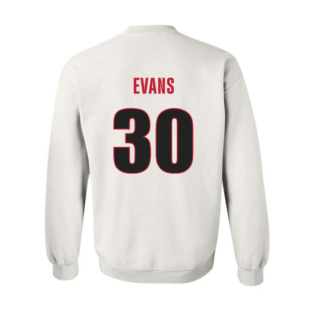 Georgia - NCAA Women's Basketball : Amiya Evans - Classic Shersey Crewneck Sweatshirt-1