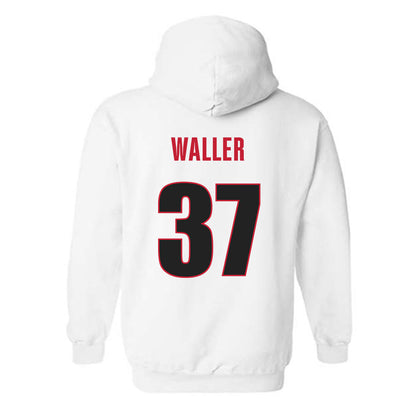 Georgia - NCAA Football : Henry Waller - Classic Shersey Hooded Sweatshirt-1