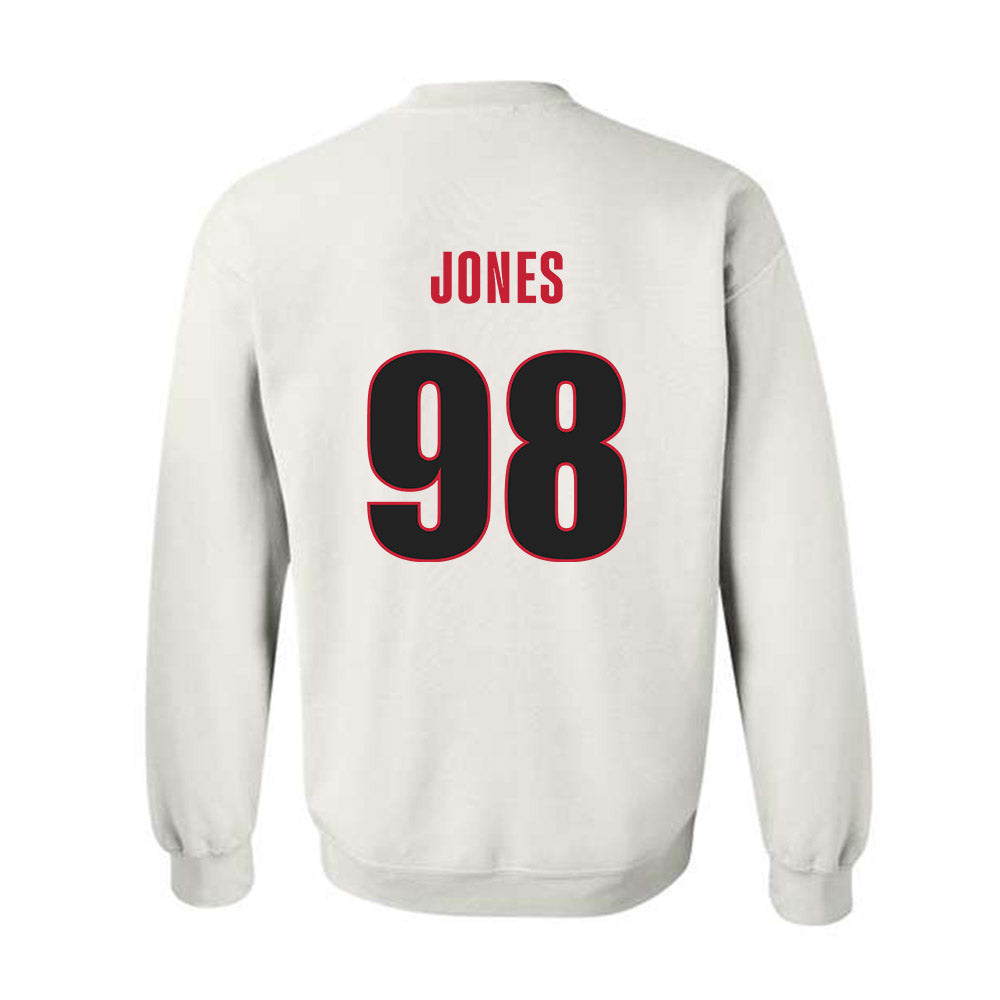 Georgia - NCAA Football : Noah Jones - Classic Shersey Crewneck Sweatshirt-1