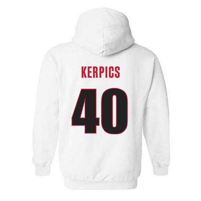 Georgia - NCAA Softball : Madison Kerpics - Classic Shersey Hooded Sweatshirt-1