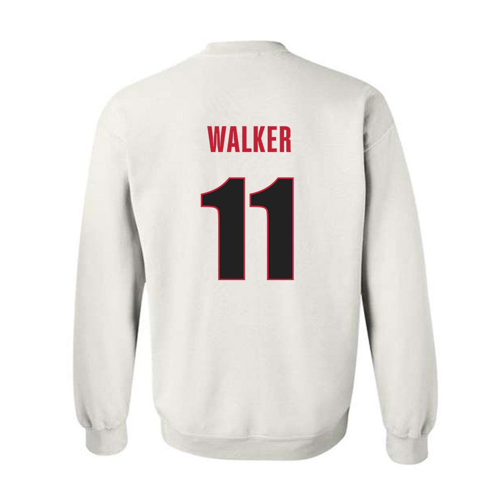 Georgia - NCAA Football : Jalon Walker - Classic Shersey Crewneck Sweatshirt-1