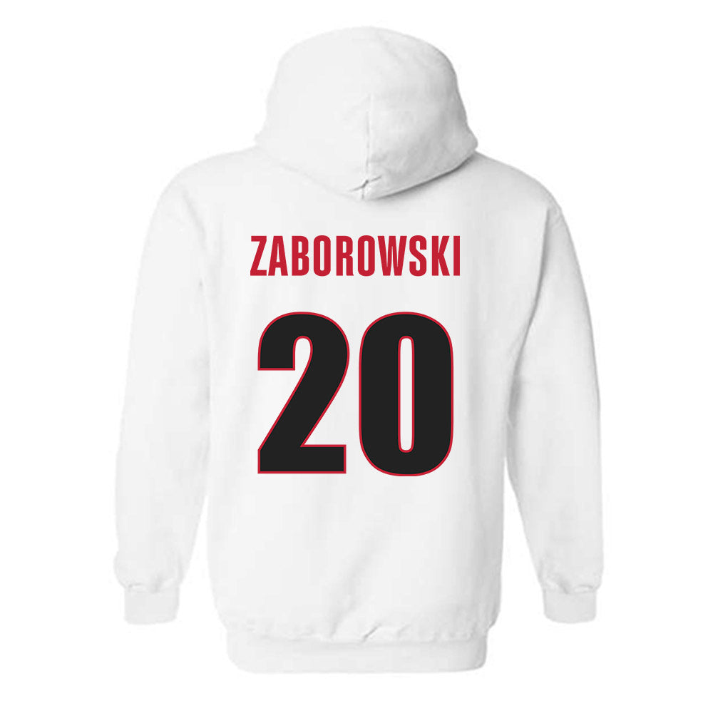 Georgia - NCAA Baseball : Ryland Zaborowski - Classic Shersey Hooded Sweatshirt-1