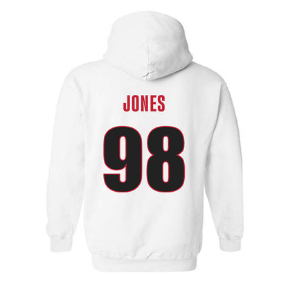 Georgia - NCAA Football : Noah Jones - Classic Shersey Hooded Sweatshirt-1