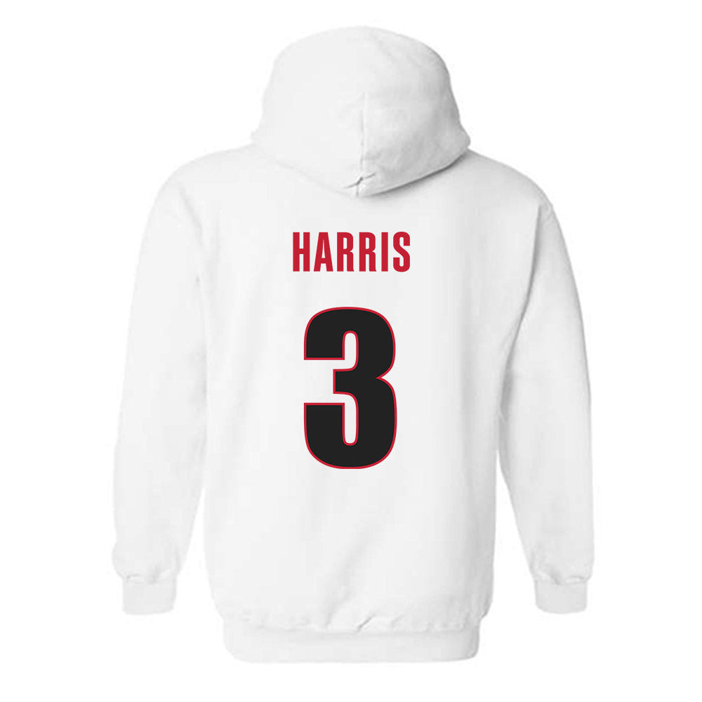 Georgia - NCAA Baseball : Zach Harris - Classic Shersey Hooded Sweatshirt-1