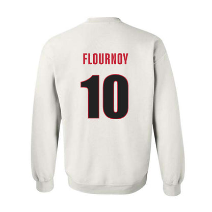 Georgia - NCAA Women's Basketball : De'Mauri Flournoy - Classic Shersey Crewneck Sweatshirt-1