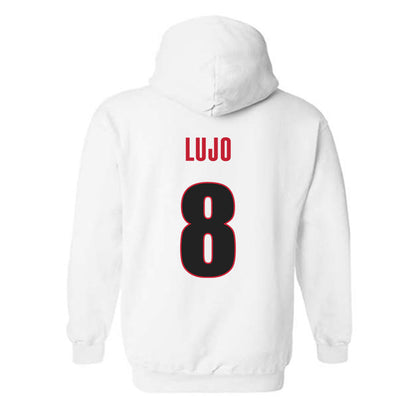 Georgia - NCAA Baseball : Rylan Lujo - Classic Shersey Hooded Sweatshirt-1