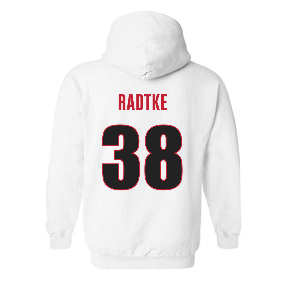 Georgia - NCAA Baseball : DJ Radtke - Classic Shersey Hooded Sweatshirt-1