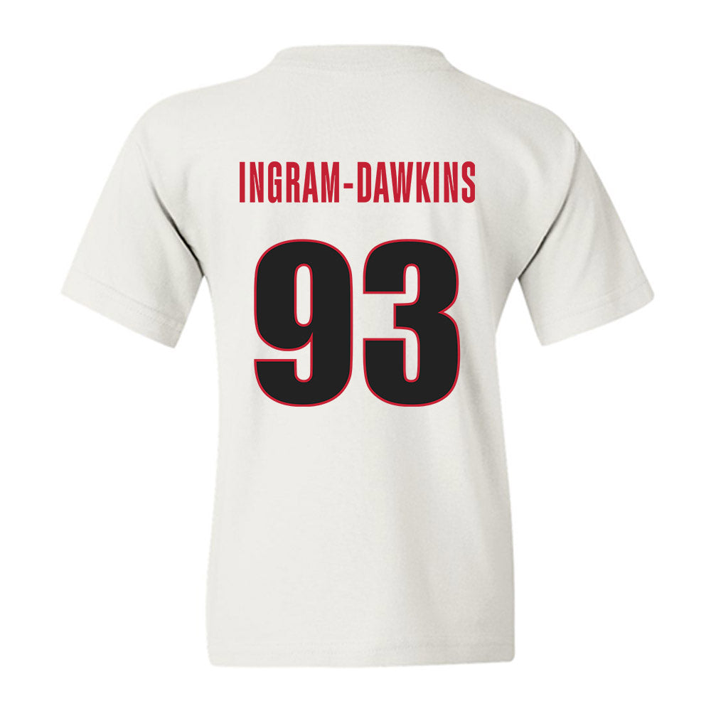 Georgia - NCAA Football : Tyrion Ingram-Dawkins - Classic Shersey Youth T-Shirt-1