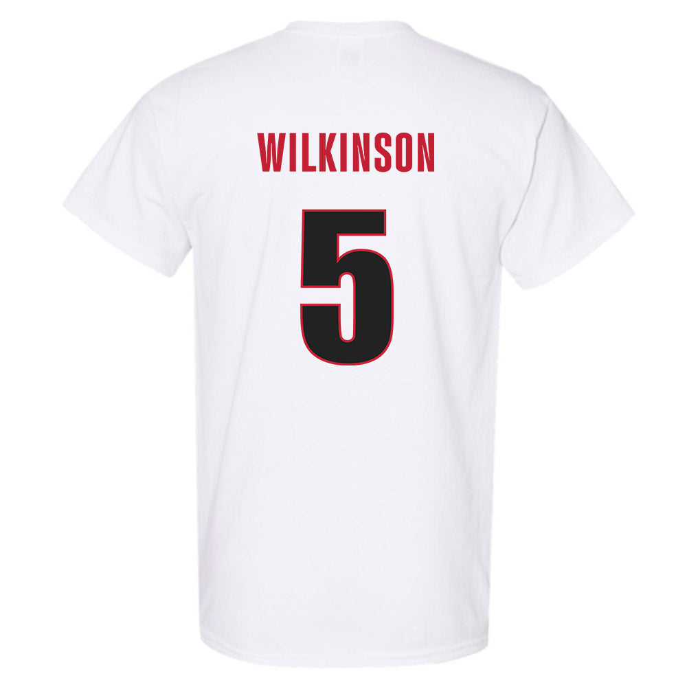 Georgia - NCAA Men's Basketball : Jeremiah Wilkinson - Classic Shersey T-Shirt-1