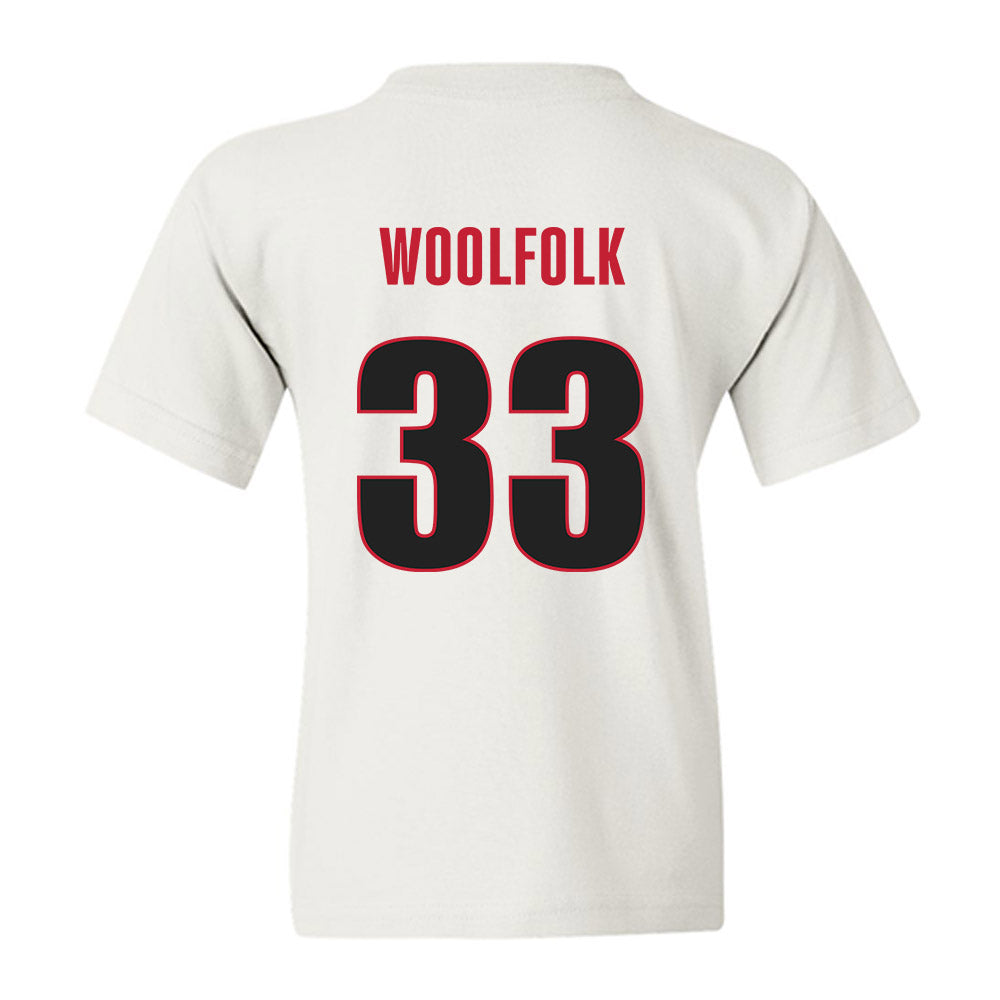 Georgia - NCAA Women's Basketball : Mia Woolfolk - Classic Shersey Youth T-Shirt-1