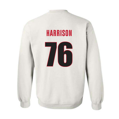 Georgia - NCAA Football : Marcus Harrison - Classic Shersey Crewneck Sweatshirt-1