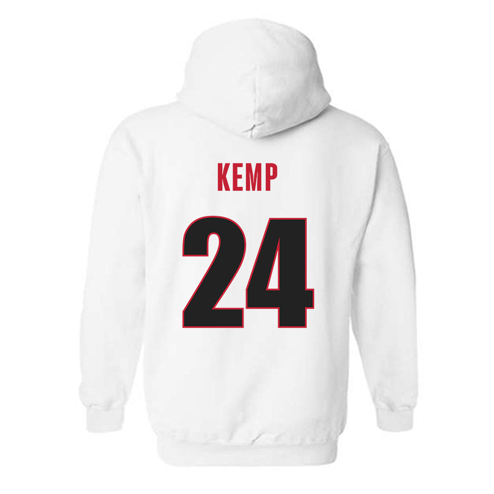 Georgia - NCAA Women's Volleyball : Kendal Kemp - Classic Shersey Hooded Sweatshirt-1