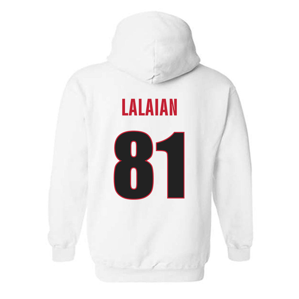 Georgia - NCAA Football : David Lalaian - Classic Shersey Hooded Sweatshirt-1