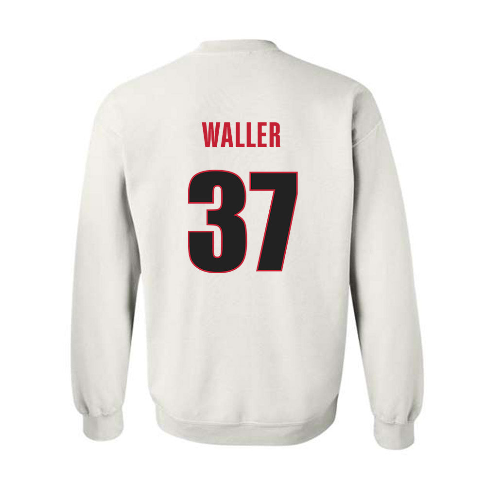 Georgia - NCAA Football : Henry Waller - Classic Shersey Crewneck Sweatshirt-1