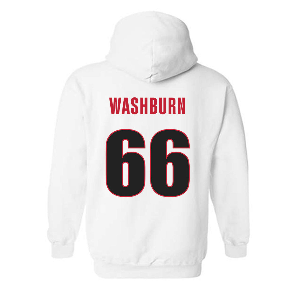 Georgia - NCAA Football : Jonathan Washburn - Classic Shersey Hooded Sweatshirt-1