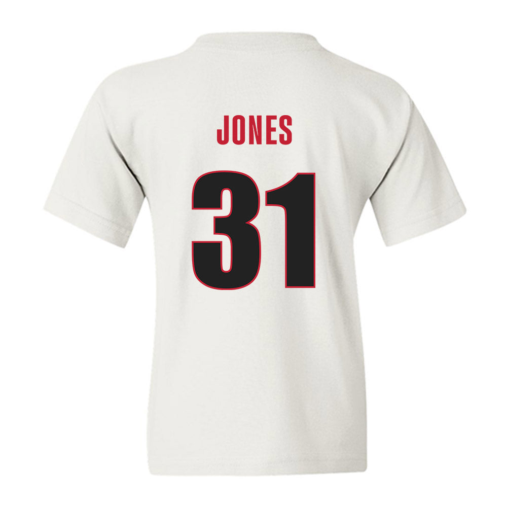 Georgia - NCAA Football : Kyron Jones - Classic Shersey Youth T-Shirt-1